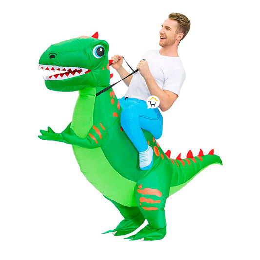 Disfraz De Dinosaurio T-Rex Inflable Montable Adulto Halloween 2012