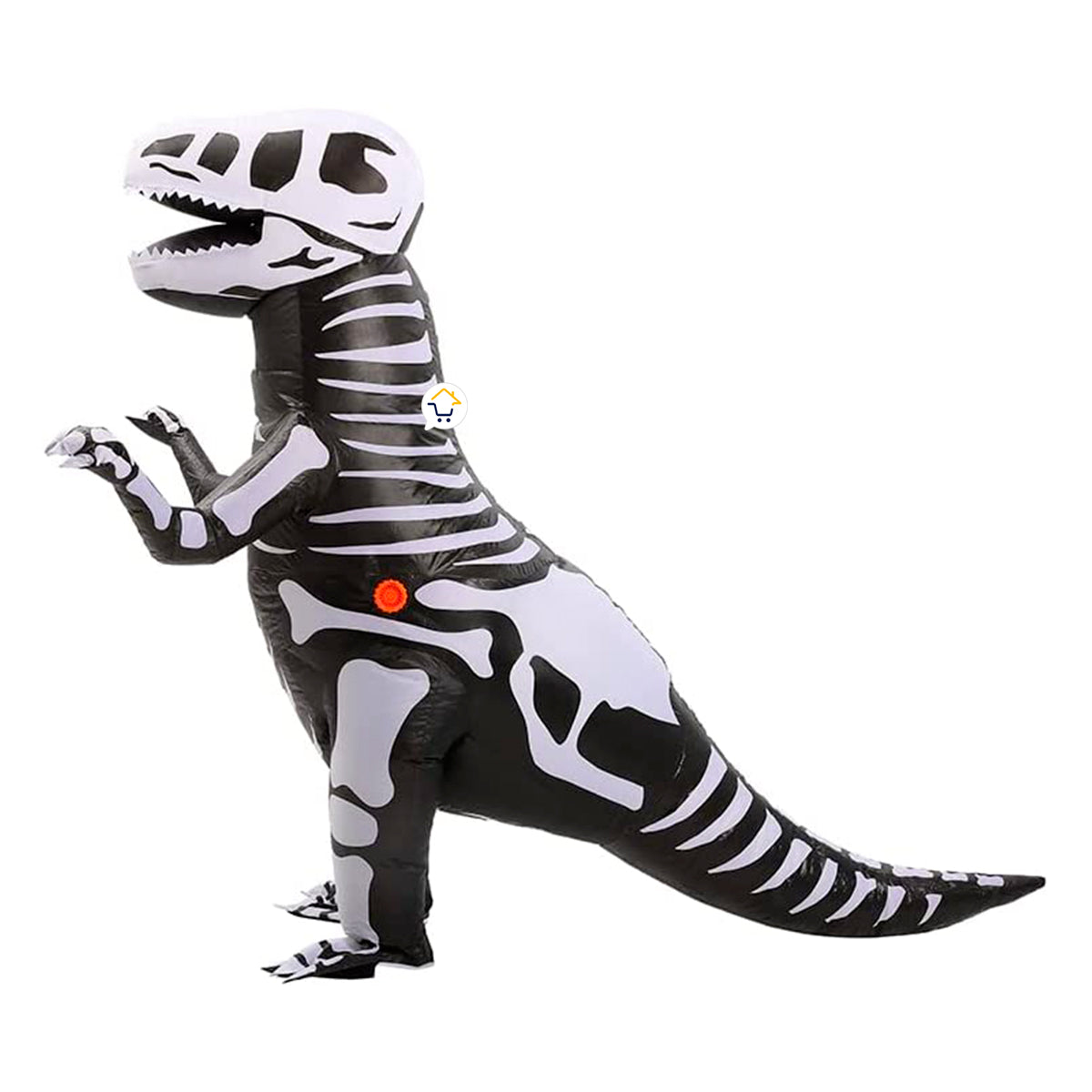 Disfraz Dinosaurio Esqueleto Gigante Inflable Adulto Halloween DNHUESO